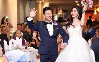 Siêu mẫu Huỳnh Nu lộng lẫy trong ngày cưới với doanh nhân Việt kiều Mỹ