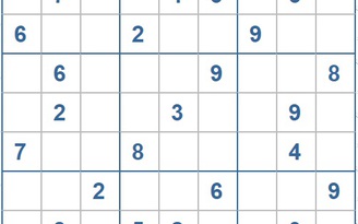 Mời các bạn thử sức với ô số Sudoku 4149 mức độ Khó