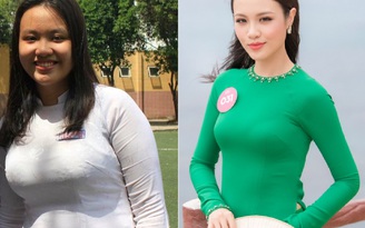 Hoa khôi giảm 32kg thi Hoa hậu Việt Nam: Từng xấu hổ vì cân nặng đến 90kg
