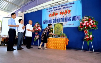 Giỗ tổ Hùng Vương: Người dân Cam Ranh, Trường Sa dâng hương tưởng nhớ các vua Hùng