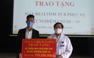 Trung tâm Kiểm soát bệnh tật Lâm Đồng tiếp nhận máy xét nghiệm Covid-19 đầu tiên