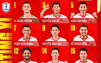 Việt Nam đấu Timor Leste: Đình Bắc sát cánh Hoàng Hên và Xuân Son, Tài Lộc không được đăng ký