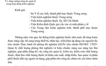 Chấn chỉnh sử dụng hóa chất hết hạn trong kiểm nghiệm chất lượng thuốc