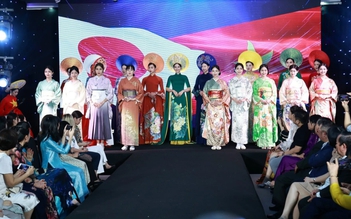 'Sắc thu Việt - Nhật' tôn vinh vẻ đẹp trang phục truyền thống Việt Nam - Nhật Bản