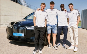 BMW tặng hàng chục chiếc ô tô điện cho dàn cầu thủ Real Madrid