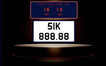 4 ngày nữa sẽ đấu giá lại biển số 'siêu VIP' 51K-888.88