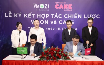 VieON - Ngân hàng số Cake hợp tác ra mắt thẻ tín dụng đồng thương hiệu