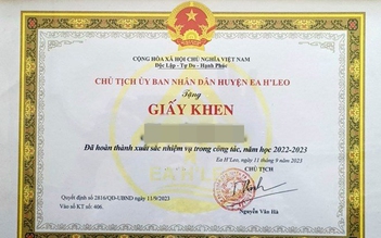 Thu hồi quyết định khen thưởng hơn 1.700 cá nhân, tập thể ngành giáo dục một huyện