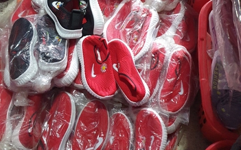 Hải Dương: Thu giữ, xử phạt hộ kinh doanh 1.400 đôi giày giả thương hiệu