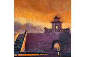Góc ký họa: Thành cổ Diên Khánh