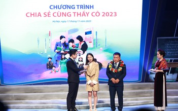 Nữ sinh 'gọi thầy là mẹ' trong chương trình Chia sẻ cùng thầy cô năm 2023