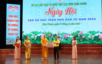 Hơn 90 tỉ đồng ủng hộ Quỹ vì người nghèo tỉnh Bình Phước