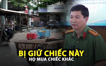 Nan giải xử lý xe ba gác chở cồng kềnh: 'Bị giữ chiếc này, mua chiếc khác'