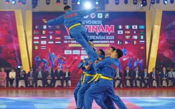 Giải vô địch vovinam thế giới 2023 khởi tranh sôi động tại Việt Nam