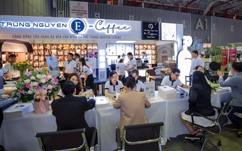 Trung Nguyên E-Coffee bùng nổ tại Coffee Expo 2023
