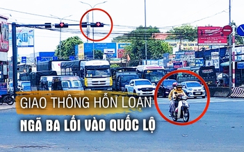 Bất đắc dĩ thành người vượt đèn đỏ vì đèn giao thông lỗi ở Đồng Nai