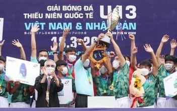 Hào hứng 12 đội tham dự giải bóng đá thiếu niên quốc tế U.13 Việt Nam - Nhật Bản