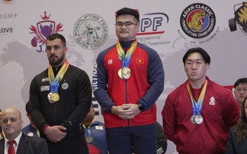 Vượt qua lực sĩ người Iran, Đặng Thế Hưng giành HCV giải vô địch powerlifting châu Á