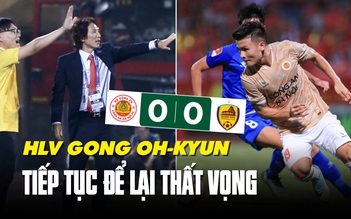 Hòa Quảng Nam, CLB Công an Hà Nội vẫn chưa có trận thắng đầu tiên dưới thời tân thuyền trưởng