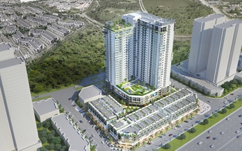 Chung cư cao cấp The TWO Residence cất nóc trước 12 tháng
