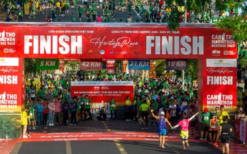 9.000 người tham gia chạy Giải Marathon Quốc tế Di sản Cần Thơ