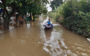 Thừa Thiên - Huế: Mưa lớn ở thượng nguồn, hạ du sông Bồ ngập lụt