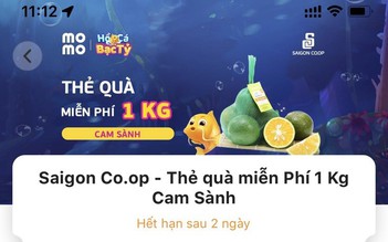 Saigon Co.op cùng MoMo bán 100 tấn cam sành cho nông dân Vĩnh Long