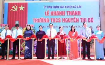 Khánh thành ngôi trường mang tên nữ Anh hùng Nguyễn Thị Bé