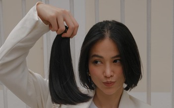 Hoa hậu Trái đất Nguyễn Phương Khánh hiến tóc cho bệnh nhân ung thư