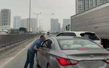 Xác minh tài xế xe Porsche chặn đường, nhổ nước bọt vào xe khác trên cao tốc