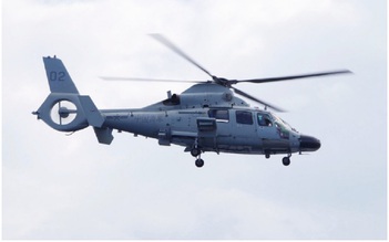 Nhật phản ứng sau khi trực thăng Trung Quốc tiếp cận tàu nghiên cứu thủy sản