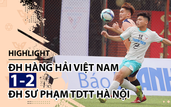 Highlight | ĐH SP TDTT Hà Nội 2-1 ĐH Hàng Hải VN | Giải bóng đá TNSVVN