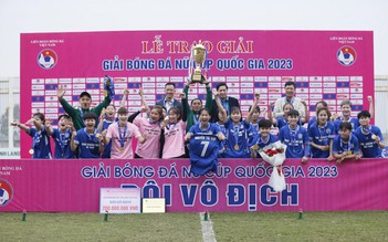 Than Khoáng sản Việt Nam xuất sắc 'lội ngược dòng', vô địch Cúp quốc gia nữ 2023