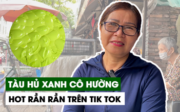 Thưởng thức tàu hũ xanh cô Hường Cần Thơ hot rần rần trên TikTok