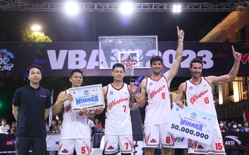 Thang Long Warriors vô địch chặng 1 giải bóng rổ chuyên nghiệp nam VBA 3x3
