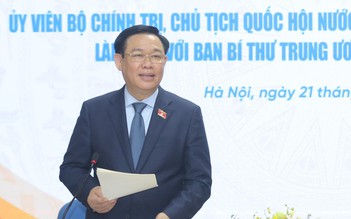 Chủ tịch Quốc hội Vương Đình Huệ làm việc với Ban Bí thư T.Ư Đoàn