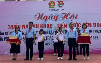Ngày hội 'Thiếu nhi vui khỏe - Tiến bước lên Đoàn'