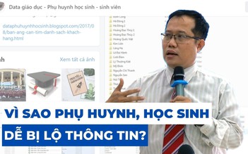 Nhà trường 'hồn nhiên' rao thông tin học sinh trên mạng?