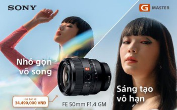 Sony ra mắt ống kính full-frame nhỏ gọn FE 50mm F1.4 GM