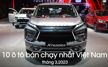 10 ô tô bán chạy nhất Việt Nam tháng 3.2023: Mitsubishi dẫn đầu