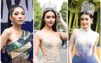 Hoa hậu Hoàn vũ Thái Lan khoe nhan sắc ngọt ngào cạnh loạt mỹ nhân Việt