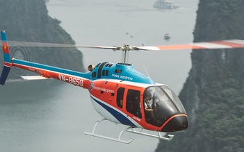Rơi máy bay trực thăng ngắm cảnh vịnh Hạ Long, 2 người chết, 3 người mất tích