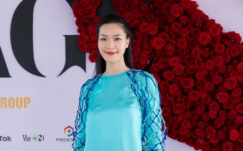 Hoa hậu Việt Nam 2008 Thùy Dung khoe sắc tại thảm đỏ show thời trang