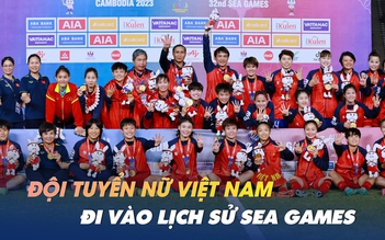 Thanh Nhã lập siêu phẩm giúp tuyển nữ Việt Nam đi vào lịch sử SEA Games