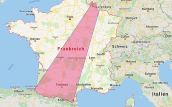 Nước Pháp bị chia đôi bởi một ‘sa mạc’ khổng lồ