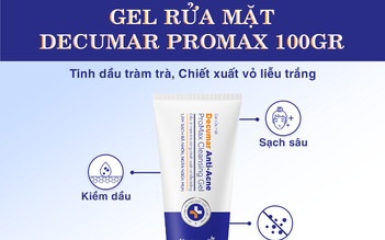 Hướng dẫn sử dụng gel rửa mặt Decumar ProMax Anti-Acne Cleansing Gel cho làn da sạch mụn