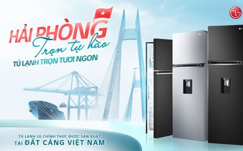 Tủ lạnh LG Ngăn đá trên được sản xuất trọn công đoạn tại nhà máy Hải Phòng