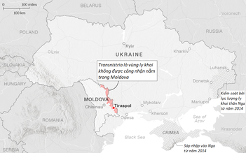 Vùng Transnistria muốn Nga tăng lực lượng ‘gìn giữ hòa bình’