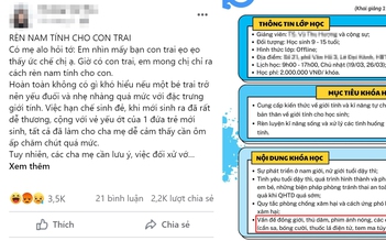 Chuyên gia giáo dục mở khóa học 'rèn nam tính cho con trai' gây tranh cãi