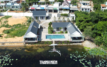Bình Thuận: Yêu cầu tháo dỡ khách sạn Moon Lake Villa - Bàu Trắng xây trái phép